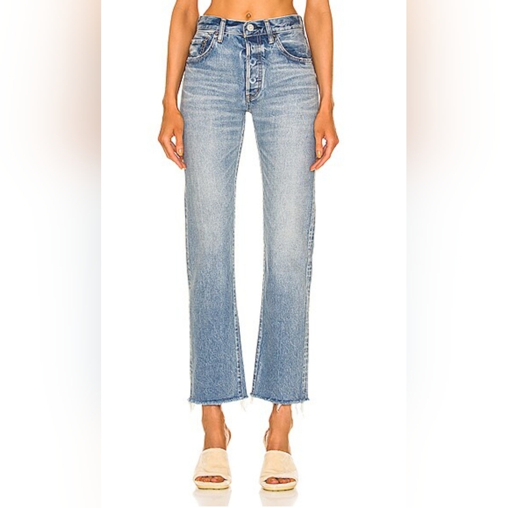 Moussy Vintage Jeans Siena Mid-Rise Straight Leg - Picture 3 of 14